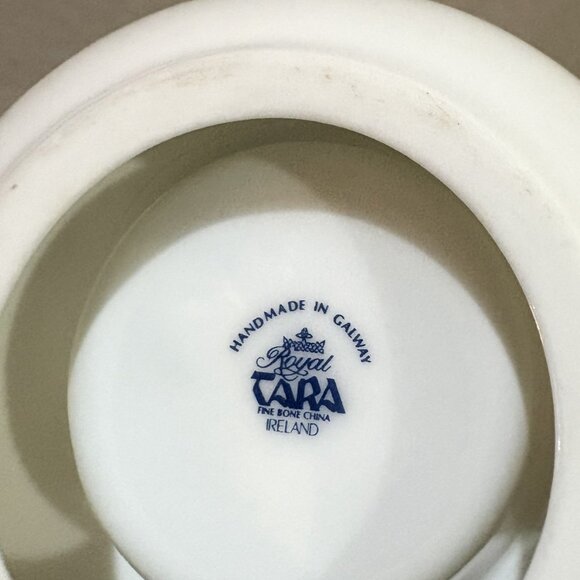 Vtg. Royal Tara of Galway Ireland Fine Bone China Floral Tea Light Candle Holder - Picture 8 of 8